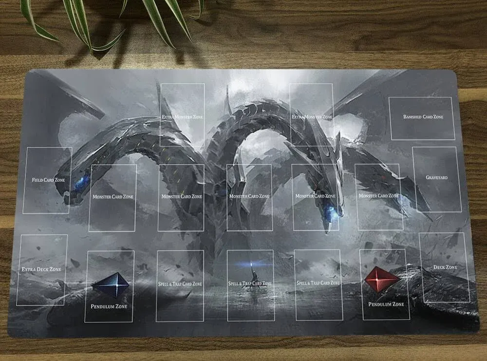 New Duel Playmat Cyber End Dragon TCG CCG Trading Card Game Mat + Free Bag