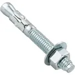 5/16x2" 30Pcs Inch Standard Fasteners for Heavy-Duty Zinc Wedge Anchors for Cement and Concrete