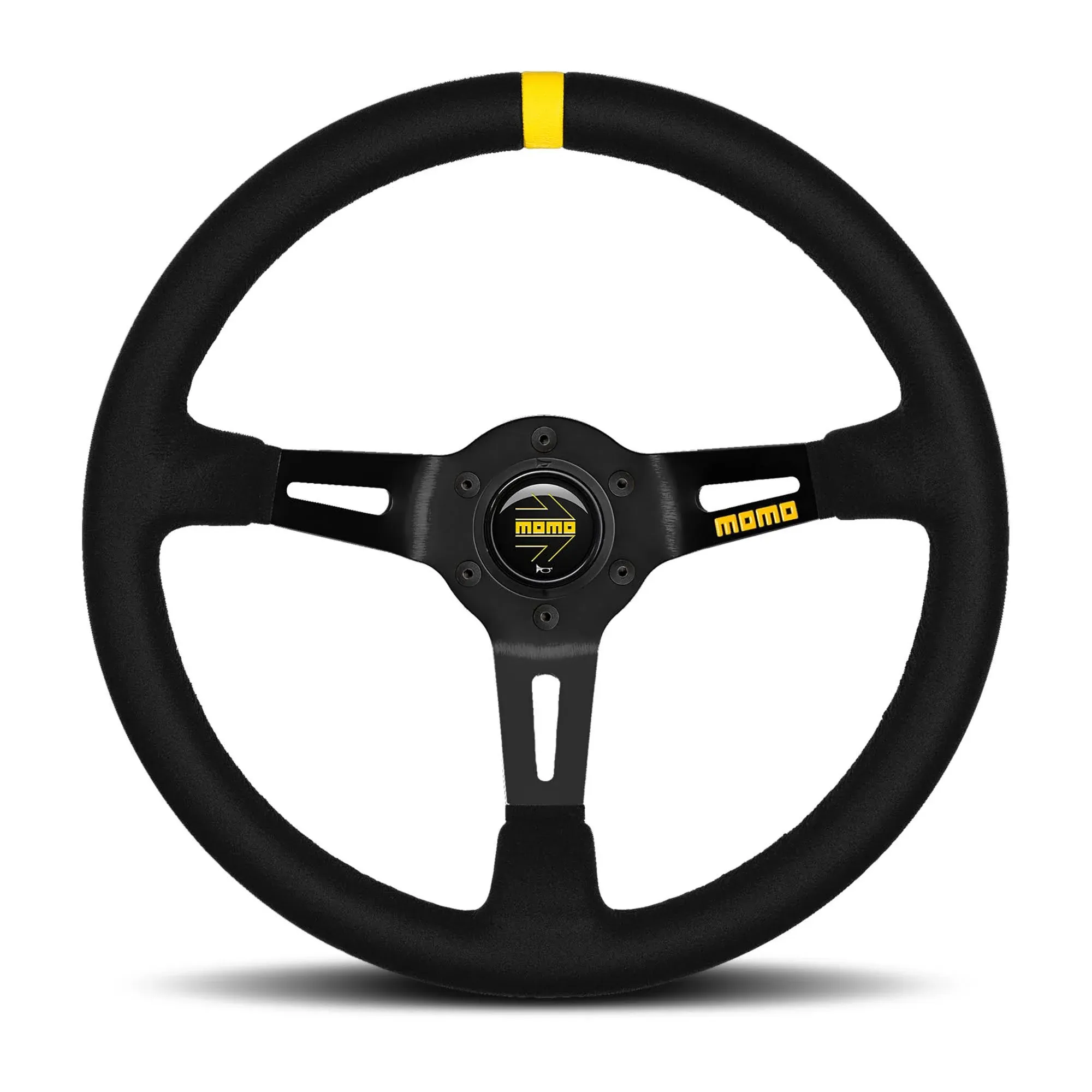 Momo Mod 08 350mm Leather Steering Wheel - JHPUSA