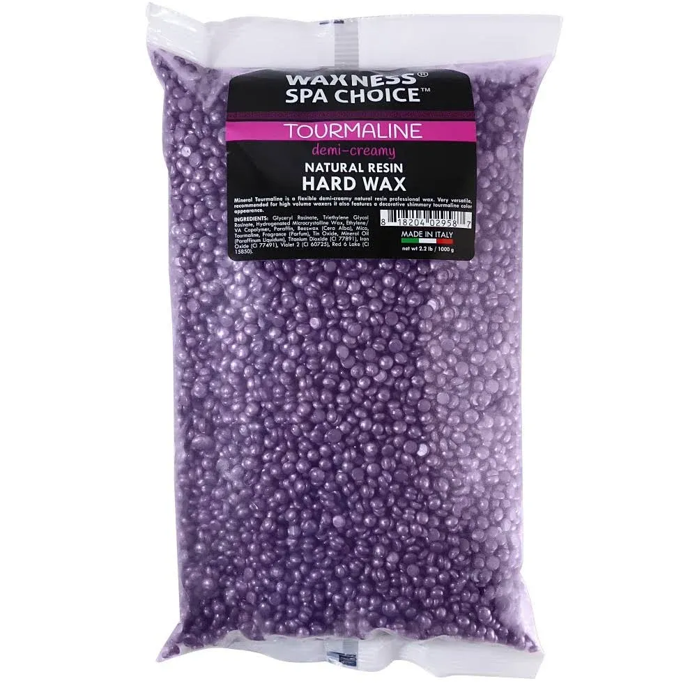 Waxness Spa Choice Metallic Tourmaline Demi Creamy Hard Wax Beads 2.2 lb / 1 kg