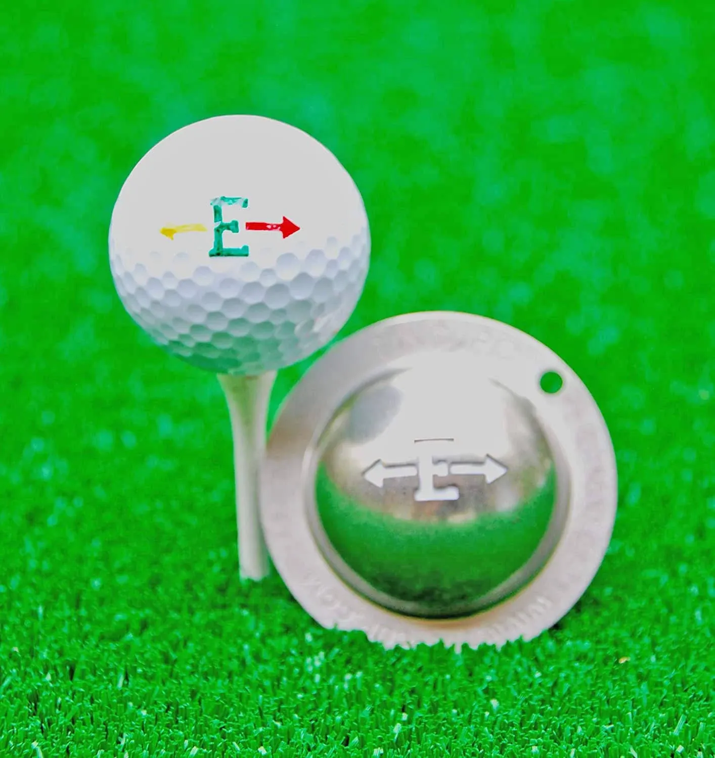 Tin Cup Alpha Players Cup B Golf Ball Stencil