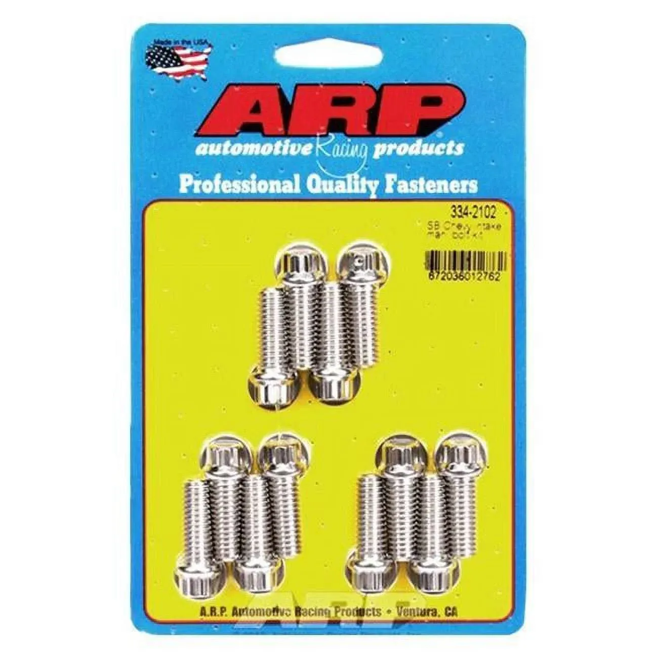 ARP SBC Intake Bolt Kit 334-2102