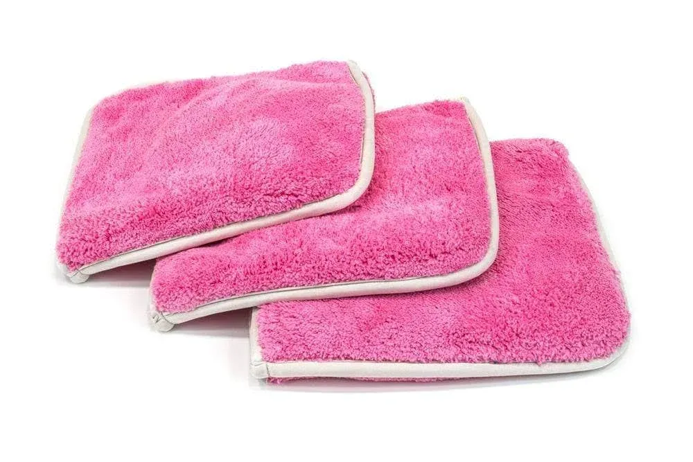 [Double Flip] Rinseless Car Wash Microfiber Towel (8 in. x 8 in., 1100 gsm) 3 pack