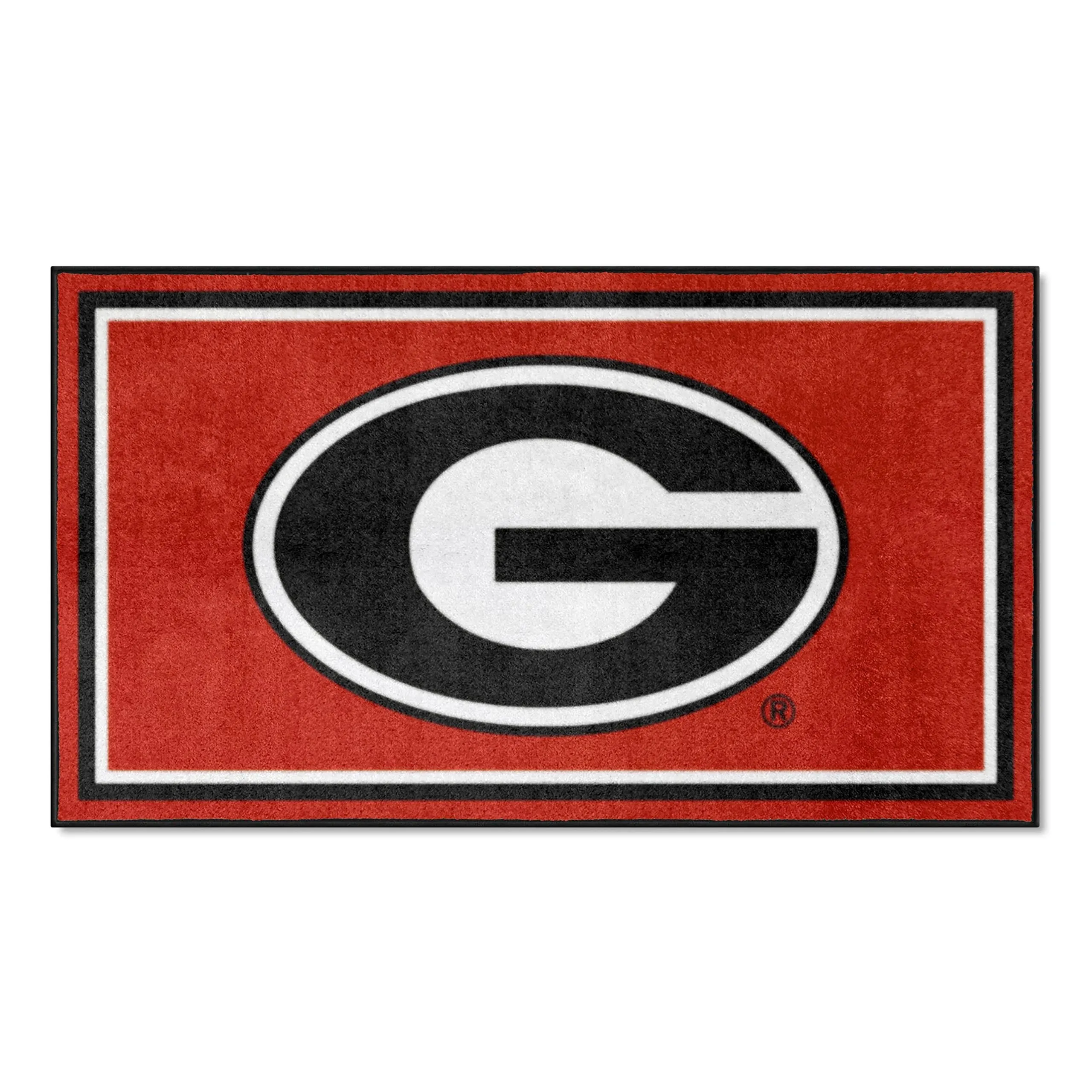 FANMATS 19769 NCAA Georgia Bulldogs 3ft. x 5ft. Plush Area Rug | Sports Fan Area Rug, Home Decor Rug and Tailgating Mat