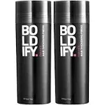 BOLDIFY Hair Fibers (2 x 56g) Fill In Fine and Thinning Hair for an Instantly Thicker & Fuller Look - Best Value & Superior Formula -14 Shades for Women & Men - MEDIUM BROWN