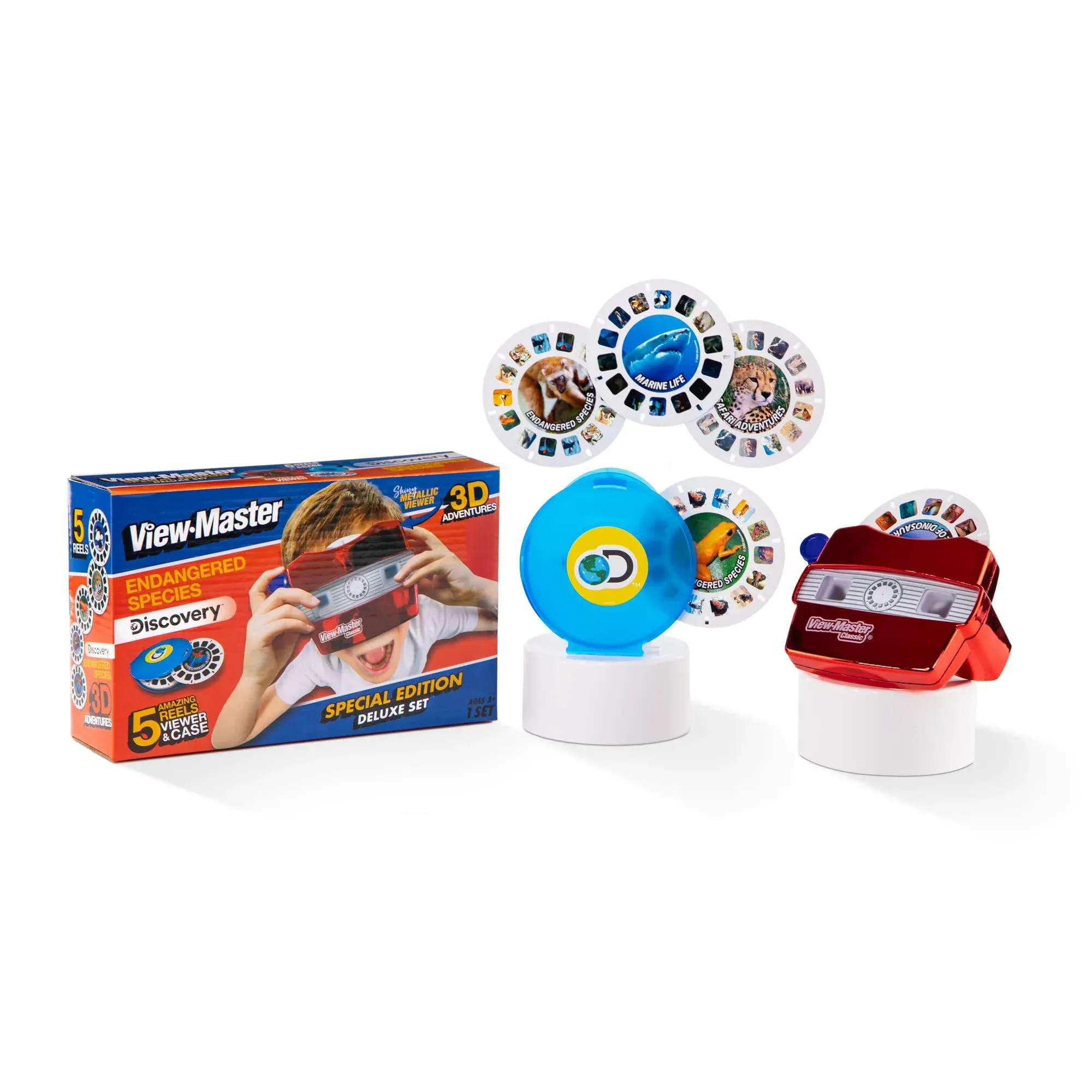 View Master Classic Deluxe Edition with Discovery Kids Reels New In Box