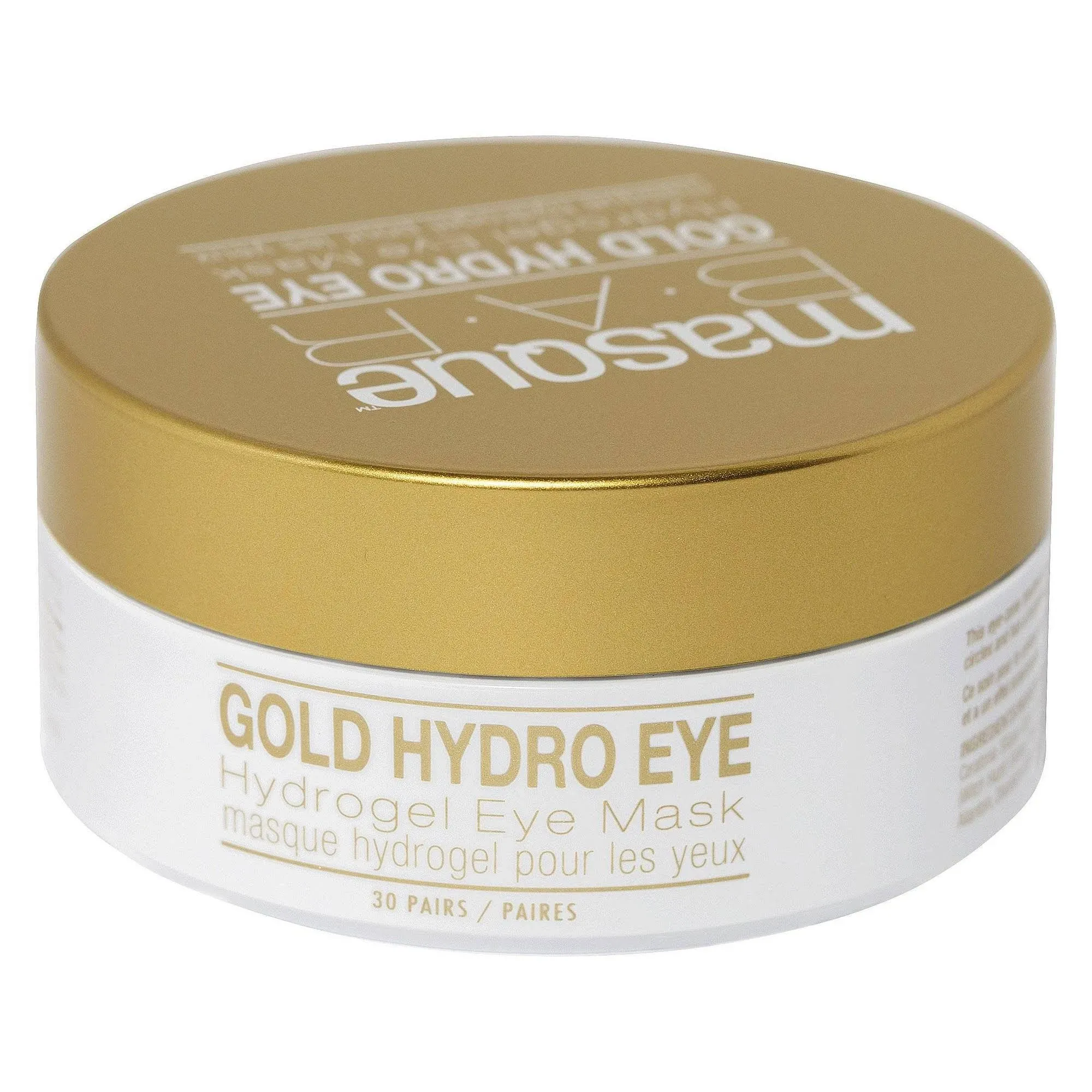 New In Box Masque Bar Gold Hydro Gel Eye Patch, 30CT Snail Extract Gold Extract