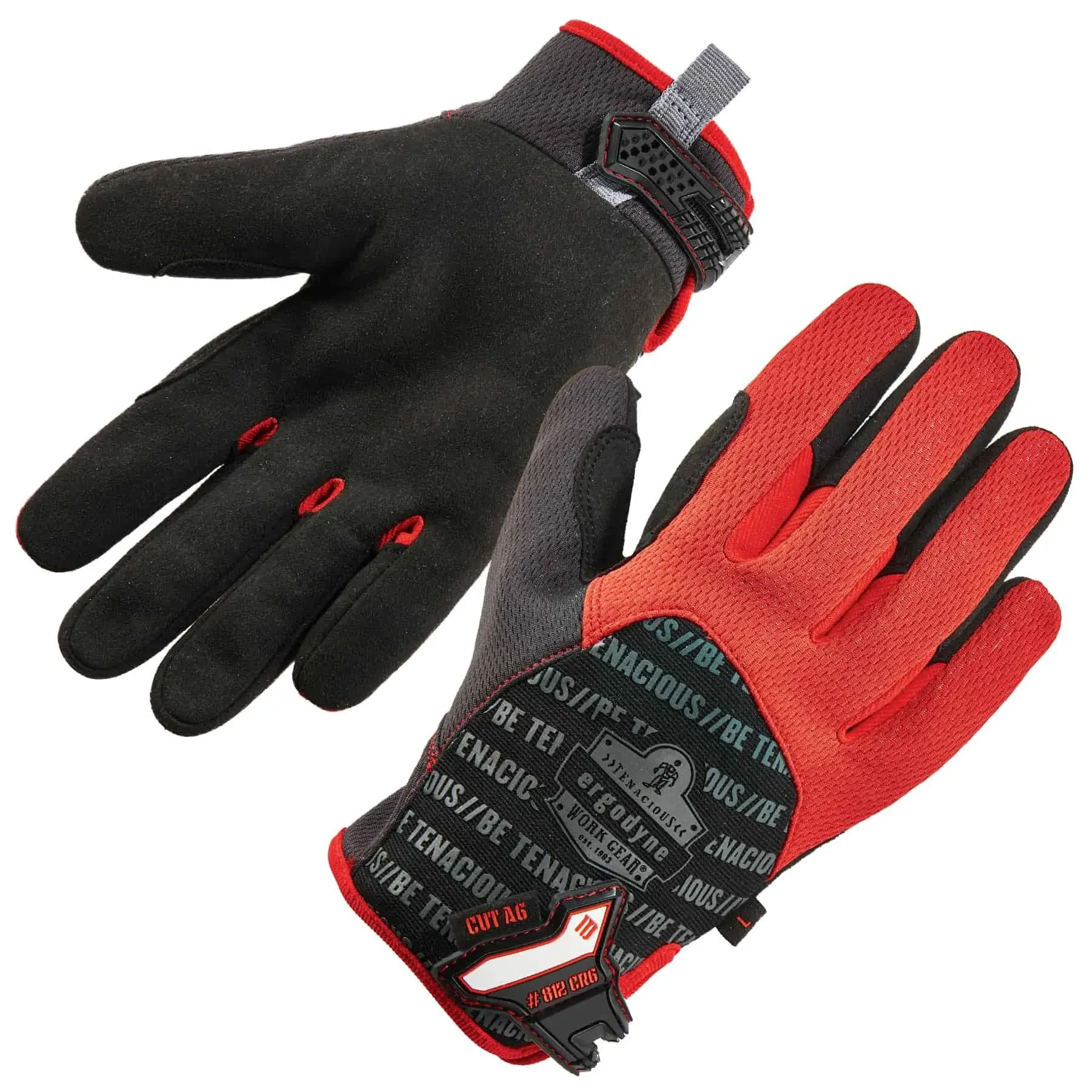 Ergodyne ProFlex 812CR6 Work Glove, Cut Resistant, Cut Level Protection A6, X-Large Black