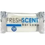 Freshscent 1.0 oz Bar Soap (100 Pack) Hotel Travel size, Individually Wrapped ...