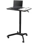 Pneumatic Adjustable-Height Laptop Desk Cart