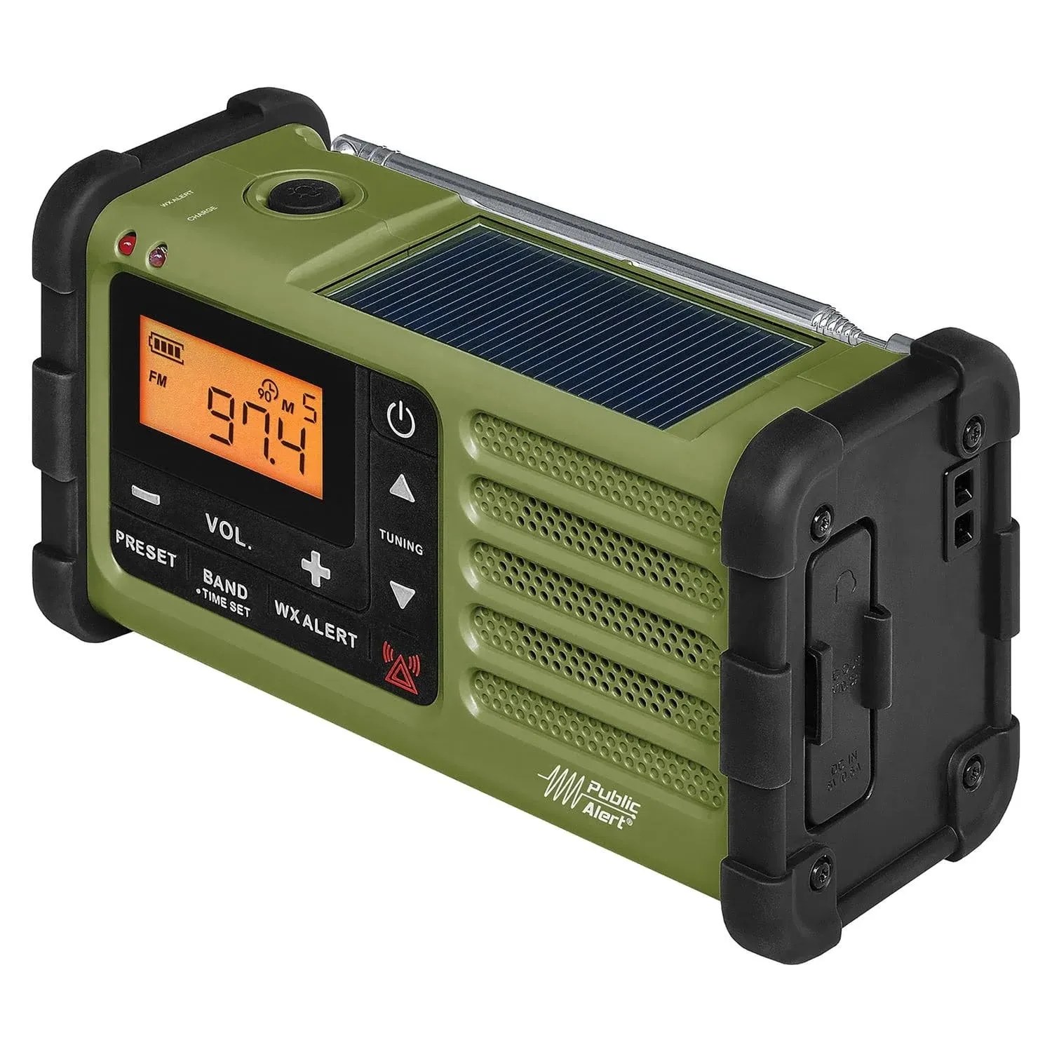 SG-112 Am & Fm Multi Powered Weather Emergency Radio&#44; Green