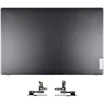 LCD Back Cover Top Lid with Hinges for Lenovo Ideapad 5-15IIL05 5-15ARE05 5-15IT