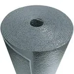 AES 23237 R-8 HVAC Duct Wrap Insulation Reflective 2 Sided Foam Core 4' x 25' (100 Sq ft)