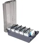 Business Card Holder Box File Storage Index Organizer Rolodex For500 Cards Sze 4