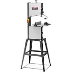 VEVOR Band Saw with Stand, 10-Inch, 560 & 1100 RPM Two-Speed Benchtop Bandsaw, 370W 1/2HP Motor with Metal Stand Optimized Work Light Workbench