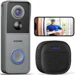 Xodo Vd2 Smart WiFi Wireless Video Doorbell with 2K QHD Camera and Chime