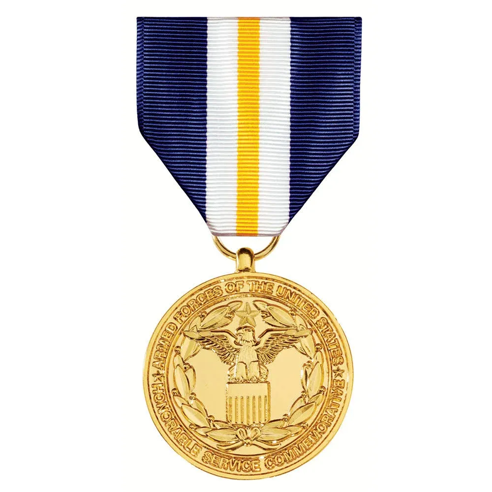 Honorable Service Commemorative Medal Anodized