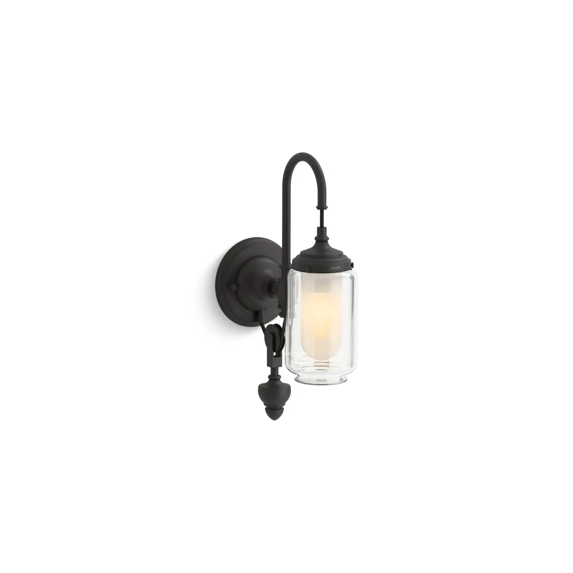 Kohler 72581 Artifacts Adjustable One-Light Sconce - Brushed Bronze