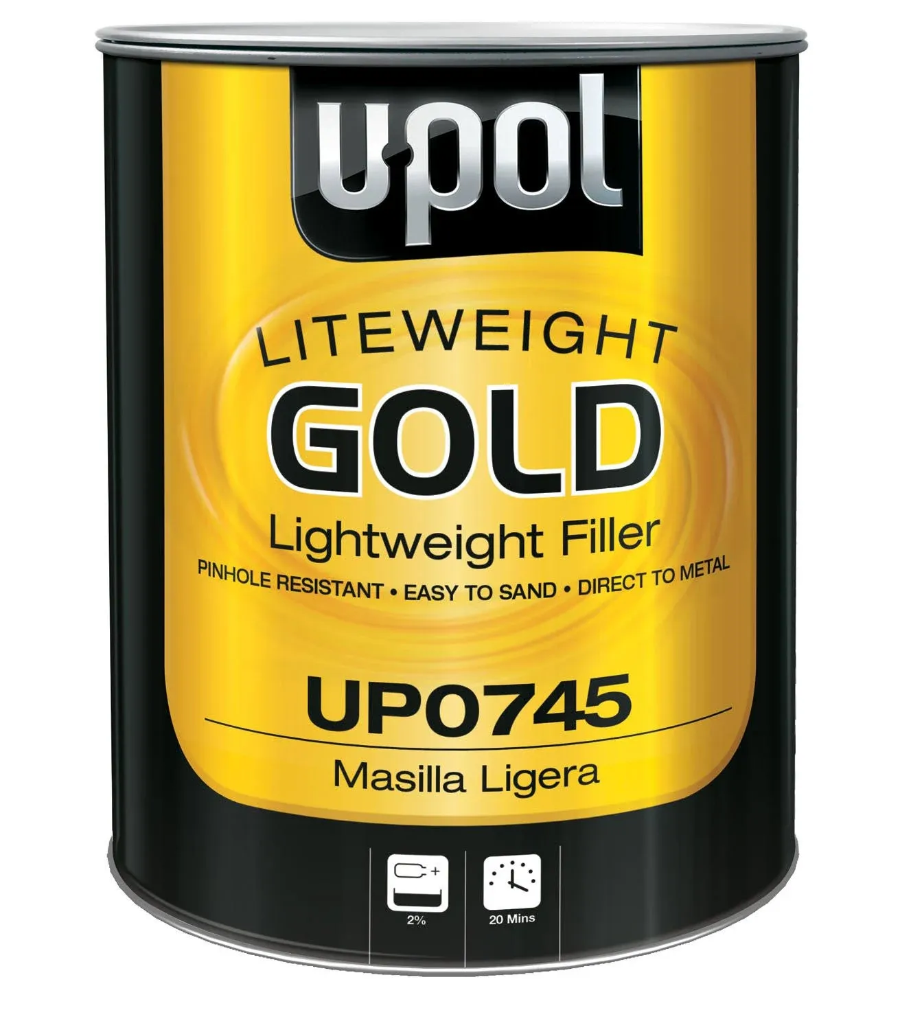 Liteweight Gold Premium Grade Lightweight Body Filler, Gold, 6 lbs. UPL-UP0745