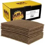 Dura-Gold Premium 6" x 9" Gold Coarse Scuff Pads, Box of 10 - Scuffing, Scouring, Sanding, Paint Primer Prep Adhesion Scratch - Surface Preparation For Automotive Car Auto Body Repair Woodworking Wood