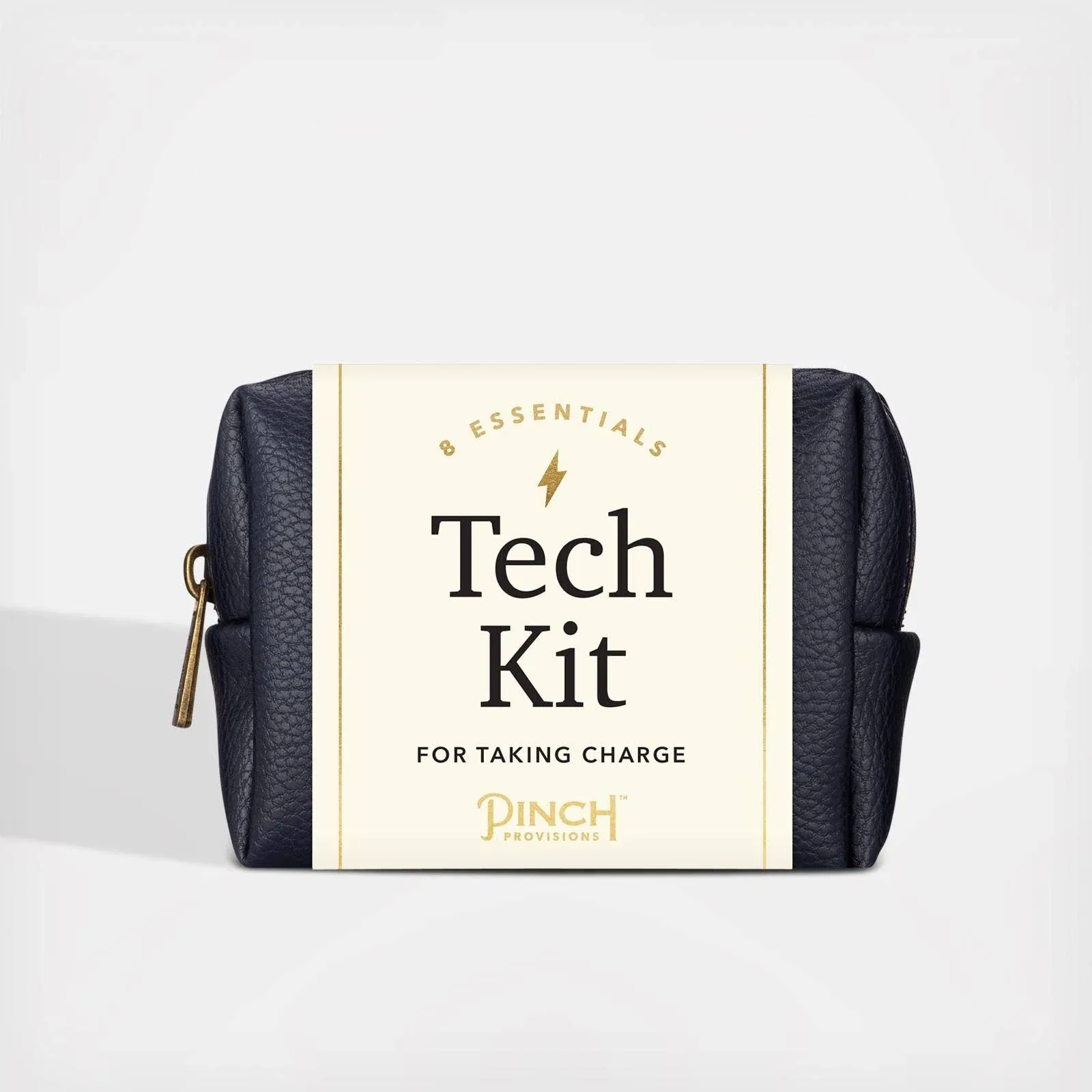 Pinch Provisions Mid-Size Tech Kit, Includes 8 Professional Technology Essentials, Perfect for Remote Work, Personal Office Accessories, & Gifting at Work (Navy)