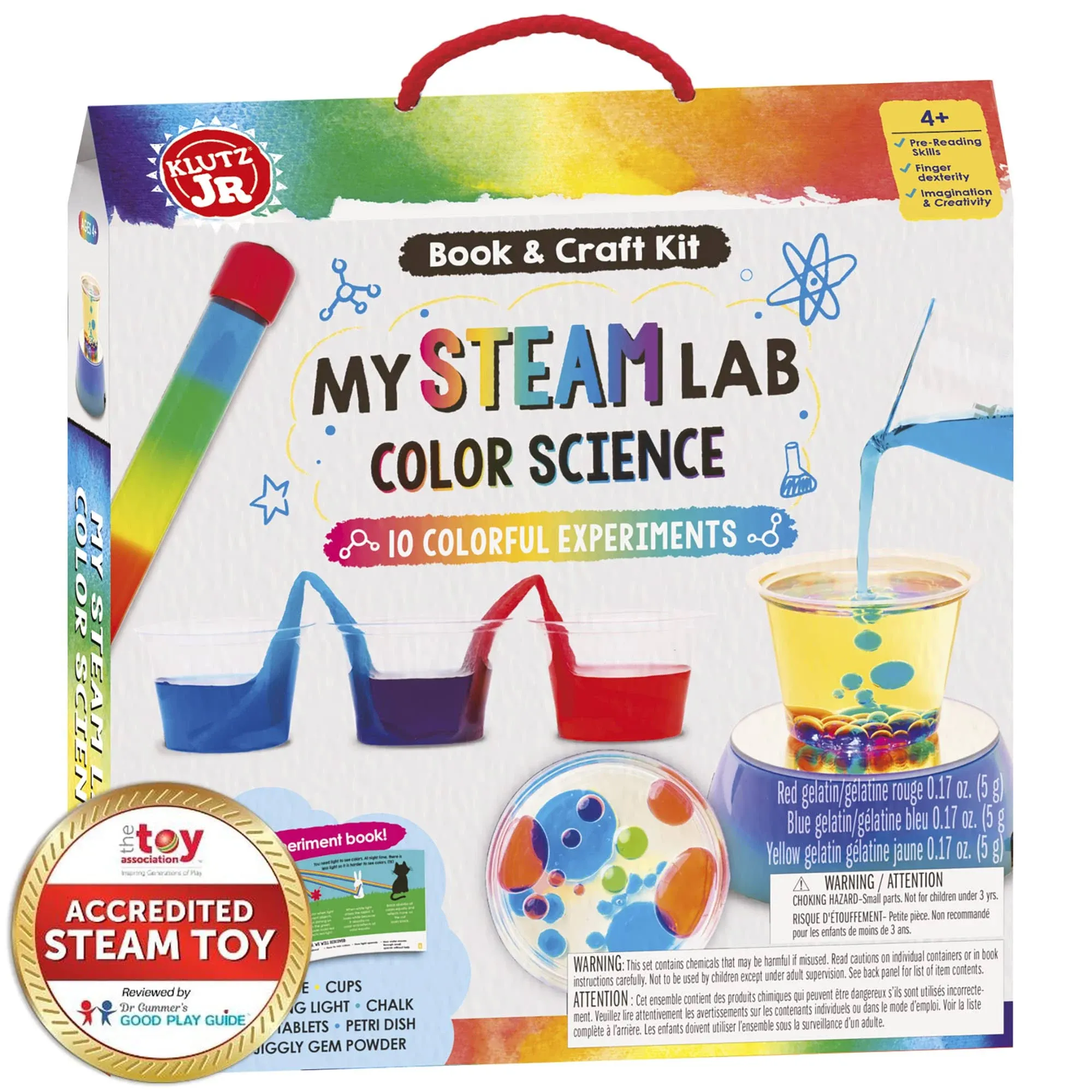 KLUTZ Jr. My Steam Lab Color Science Kit