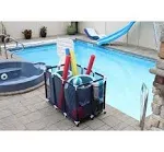 Pool Organizer 455119, XXL, 50"x 32"x 36" , Blue Mesh / White PVC