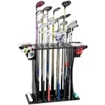 XCSOURCE Wooden Golf Club Holder Golf Putter Stand Floor Display Rack Golf Cl...