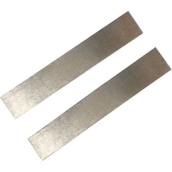 Pure Anode Sheet 2pcs 99.995% Pure for Plating and Electroplating Electrode S