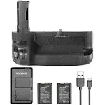 Neewer Vertical Battery Grip Replacement for Sony VG-C2EM, Compatible with Sony ...