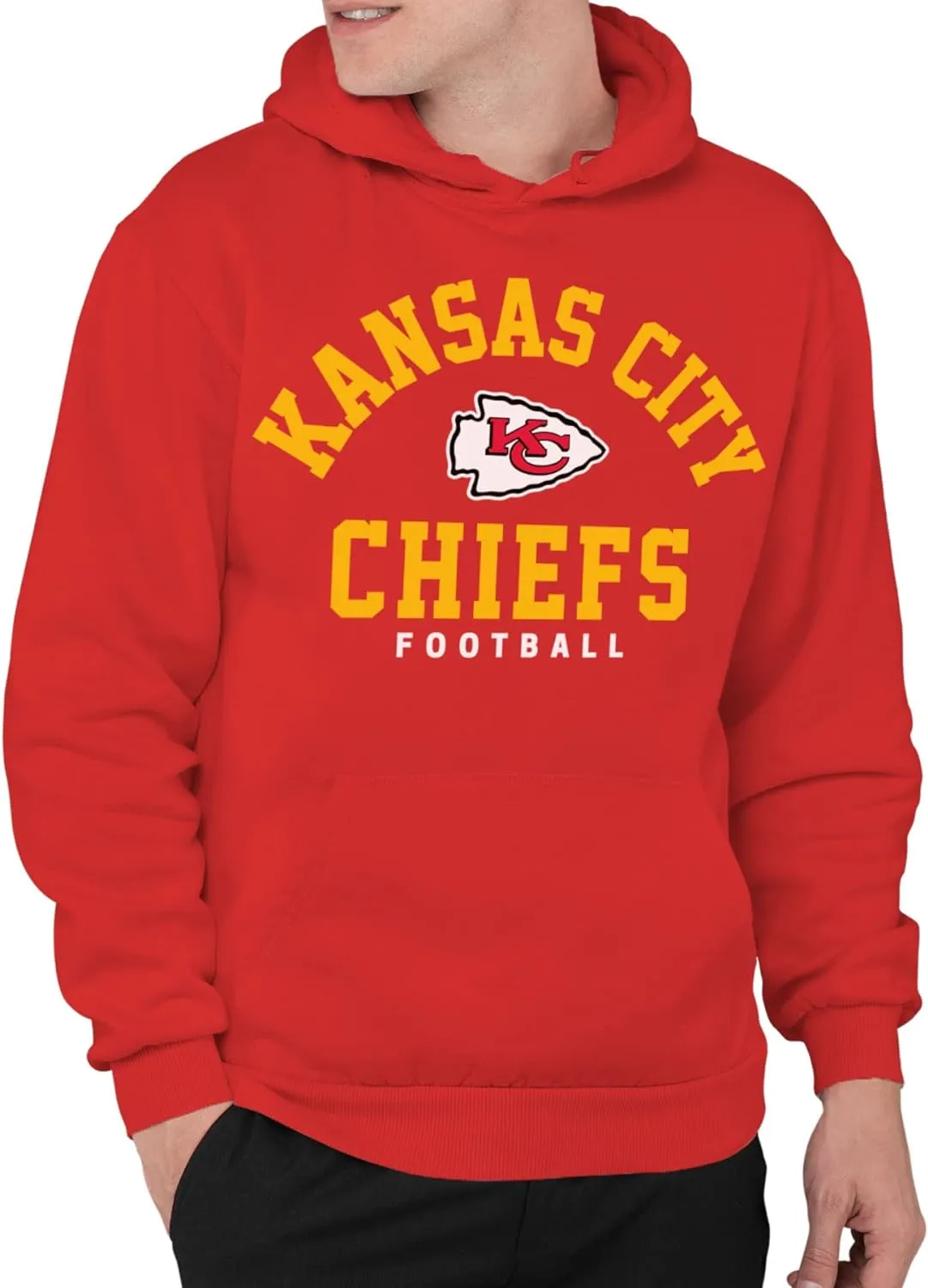 Junk Food Clothing x NFL - Classic Team Logo - Unisex Adult Pullover Hoodie - Officially Licensed NFL Apparel