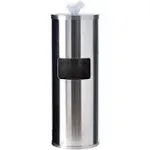 GoodEarth Stainless-Steel Floor Stand Wipe Dispenser with Built-in Trash Receptacle