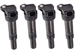 ENA Set of 4 Ignition Coil Pack 1.8L 2.0L L4 Compatible with Hyundai Kia Soul...