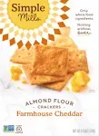 Simple Mills Farmhouse Cheddar Almond Flour Crackers (4.3 oz)