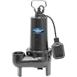 Superior Pump 93501 1/2 HP Cast Iron Sewage Pump