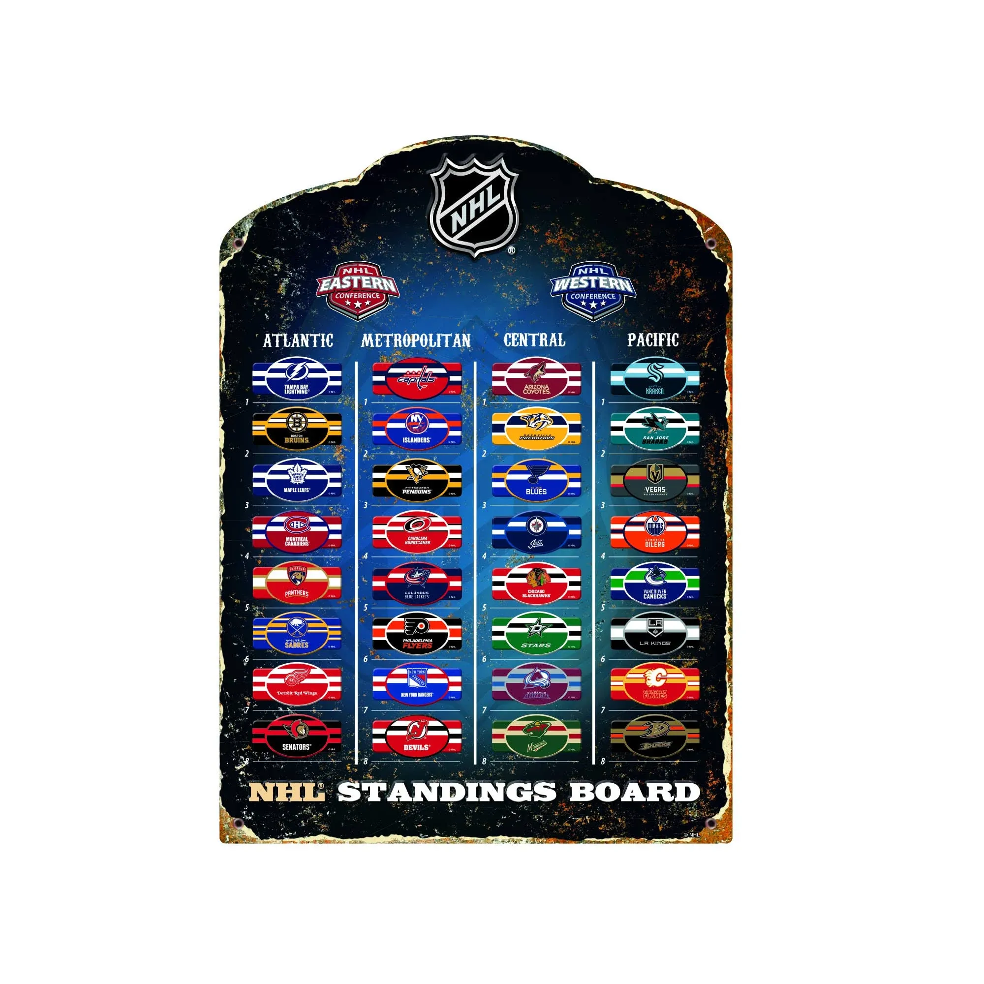 Party Animal NHL Magnetic Standings Board