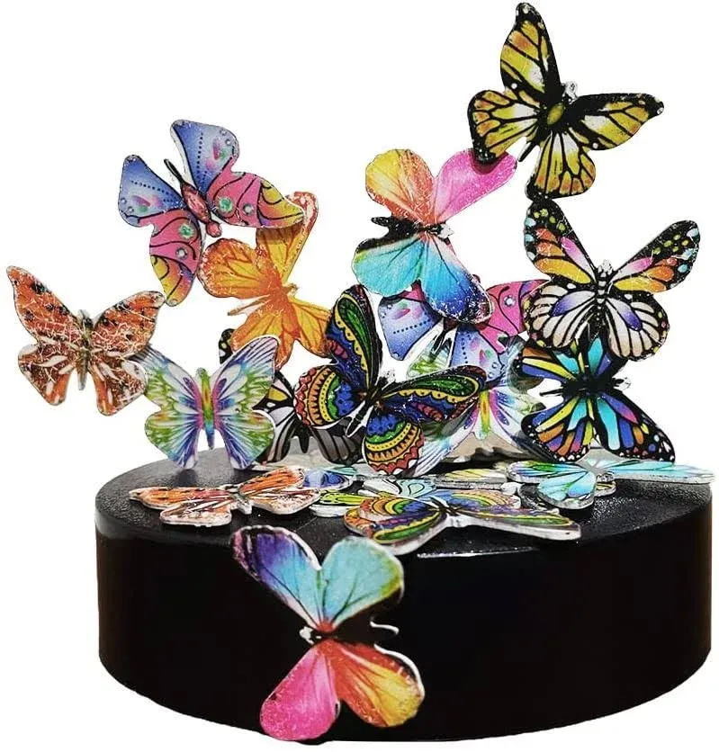 Licraft Desk Sculpture Butterflies Desktop Stress Relief Toy Fidget Toy for Anxiety Office Gift