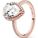 Kay PANDORA Rose Ring Radiant Teardrop