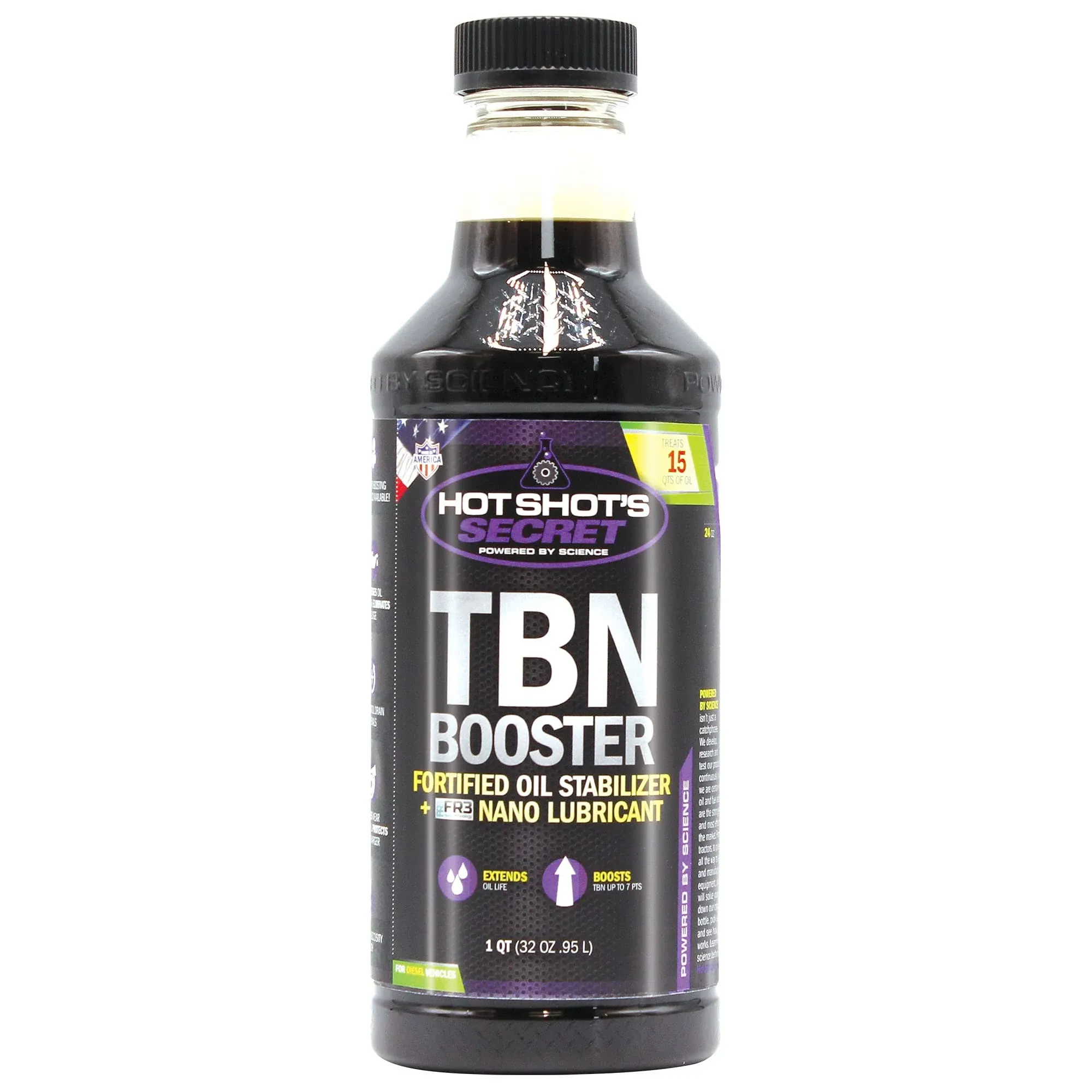 Hot Shot's Secret TBN Booster Oil Additive, 32 fl oz, Purple (HSSTBN32Z)