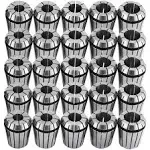 25 Pcs Collet Set ER32 Collet Chuck 1/16 inch-3/4 inch Holder Spring Collet VEVOR