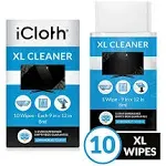 Icloth Extra Large Monitor And Tv Screen Cleaner Pro-grade Individually Wrapped Wet Wipes