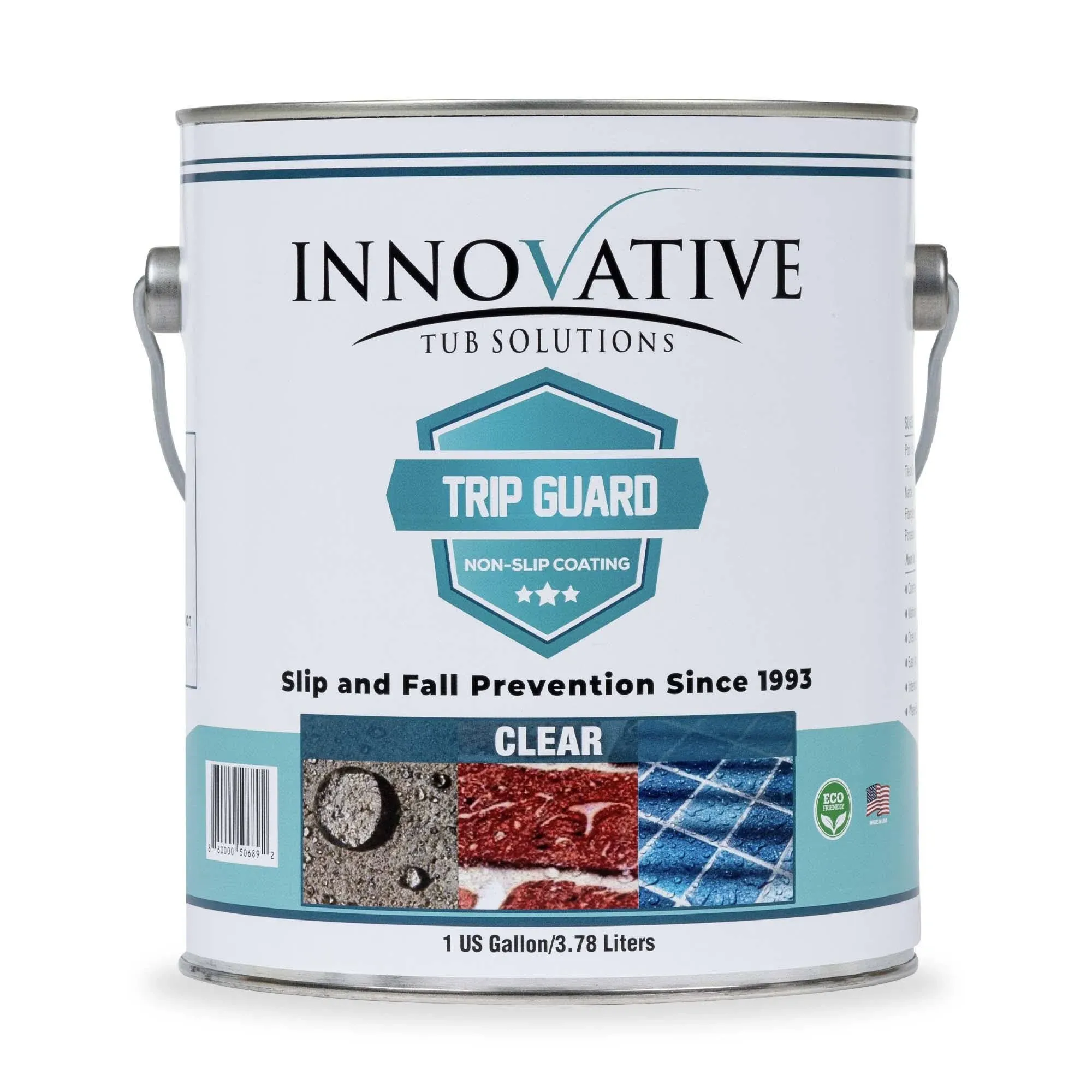 Trip Guard Clear Non Slip Multi-Surface/Floor Safety Coating - Gallon