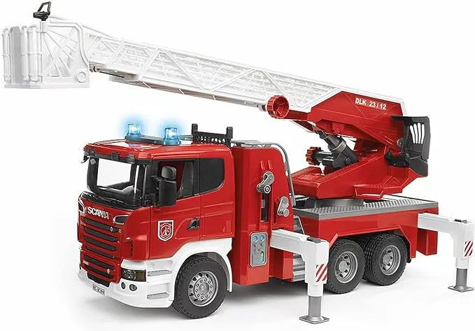 Bruder 03590 Scania R-Serie Fire Engine with Water Pump and L and S Module