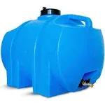 WaterPrepared 35 Gallon Water Storage Tank Emergency Water Barrel Container with ...