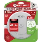 10-Year Battery 2-in-1 Smoke & Co Alarm with Voice Alerts