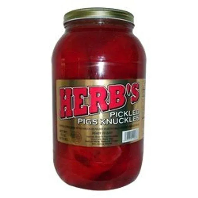 Herb's Pickled Pigs Feet 68oz (4.25lb)