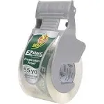 Duck Brand EZ Start Packaging Tape with Dispenser, Clear