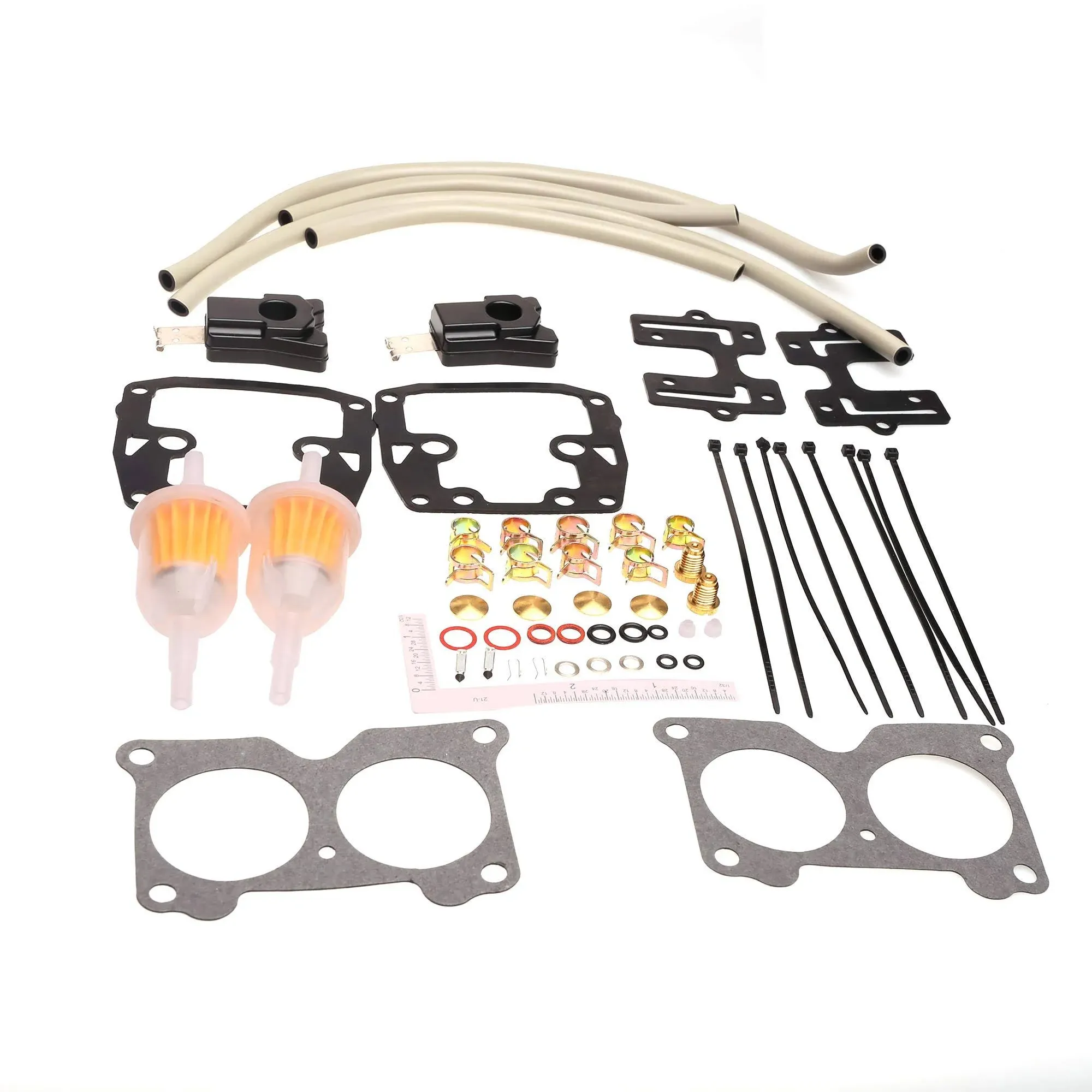 New Carburetor Repair Kit for 439076 18-7046 Johnson Evinrude Twin V4 85 90 100 115 125 140HP V6 Crossflow