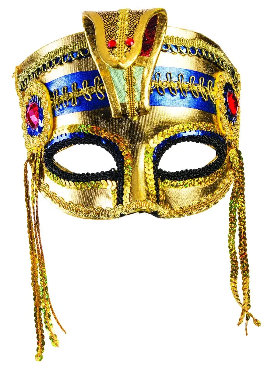 Stunning Multicolor Egyptian Mask Costume Accessory - One Size -