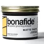 Matte Paste 4 oz. [IMPROVED FORMULA]| Matte Finish Texturing Pliable Strong Hold, Water Based Formula Washes out Easily, Light Citrus Fragrance